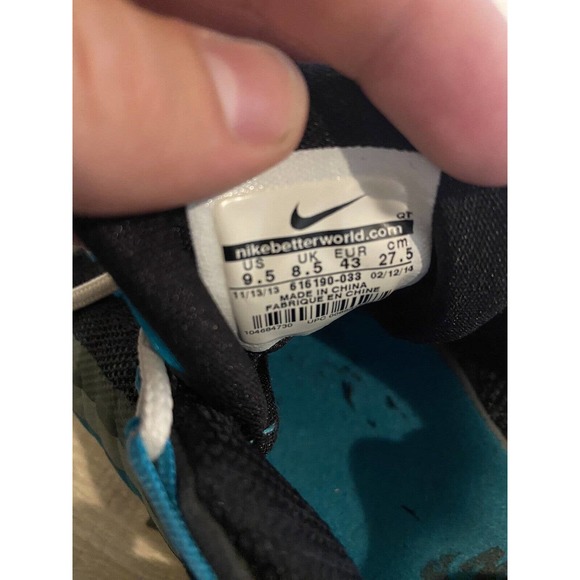 Nike Air Max 95\' No Sew Mens Running Cross Training Shoes 616190-033 Size 9.5
